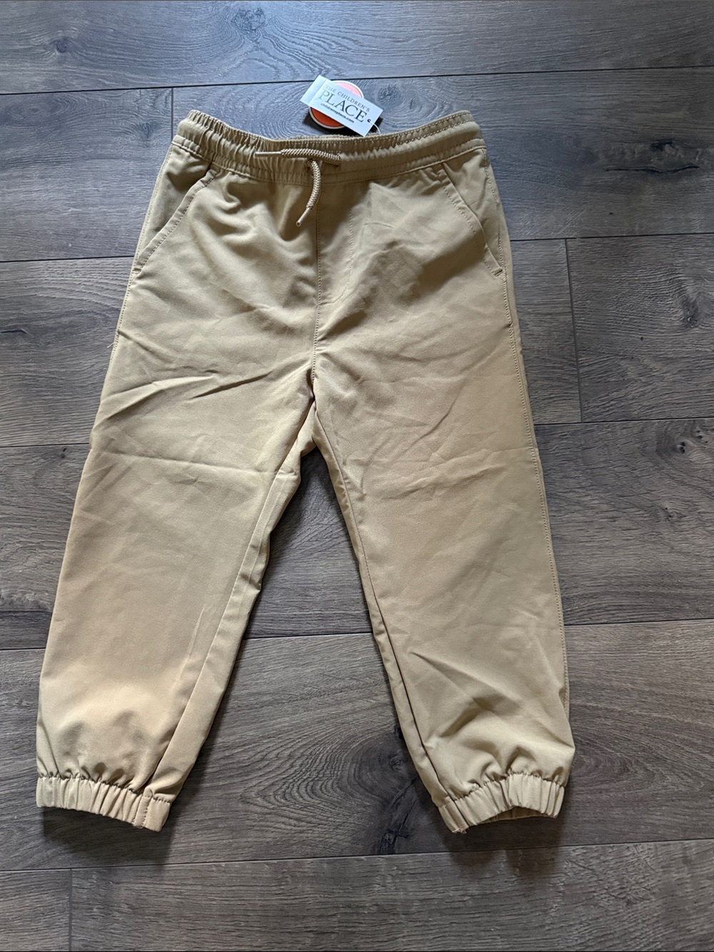 The Children's Place Beige/Tan Elastic Cuff Jogger Pants